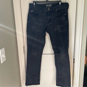Salvage Buckle Jeans Men's Size 30S‎ Black Mayhem Straight Leg Regular Fit